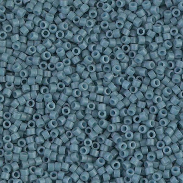 Miyuki Delica 11/0 DB-0792 Opaque Semifrosted Dyed Blue Grey