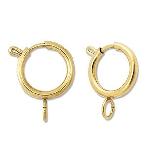 Roestvrij stalen (RVS) Stainless steel onderdelen boeislot 16mm Gold