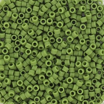 Miyuki Delica 11/0 DB-1585 Opaque Matte Avocado