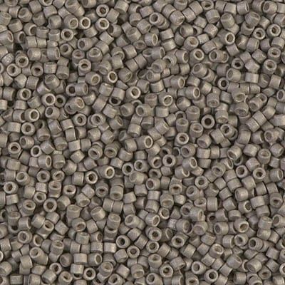 Miyuki Delica 11/0 DB-1169 Galvanized Matte Pewter