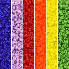 Miyuki Delica 11/0 Opaque Rainbow Mix