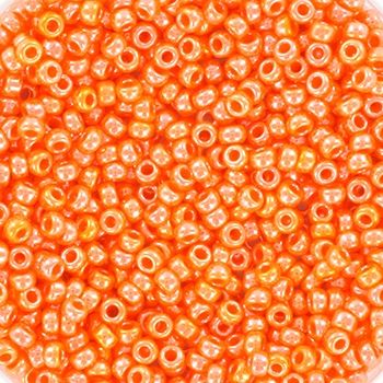 Miyuki Rocailles 11-0 0423 Opaque Luster Light Orange