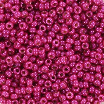 Miyuki Rocailles 11/0 4845 Opaque Dyed Fuchsia