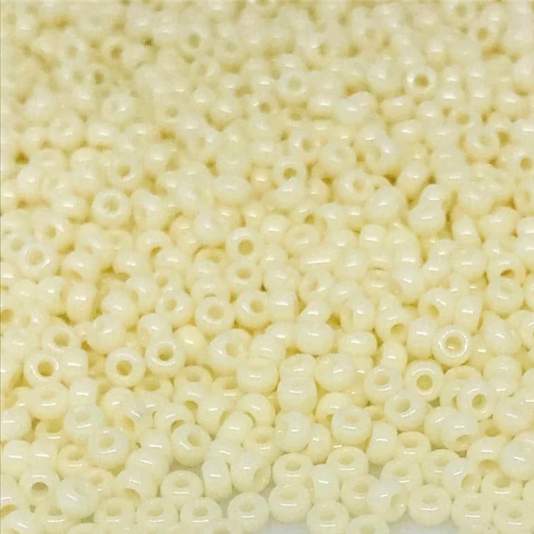 Miyuki Rocailles 11/0 0491 Opaque Cream