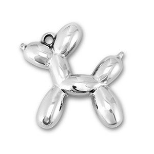 Statement hanger ballon hond Silver