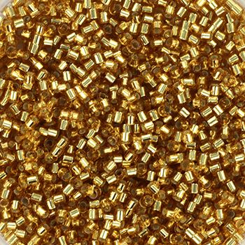 Miyuki Delica 15/0 DB 0042 Silverlined Gold