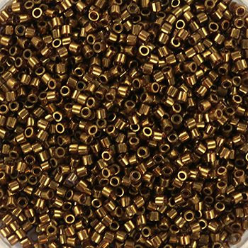 Miyuki Delica 15/0 DB-0115 Gold Luster Dark Topaz