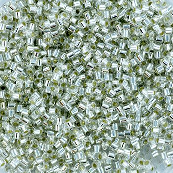 Miyuki Delica 15/0 DB-0041 Silverlined Crystal