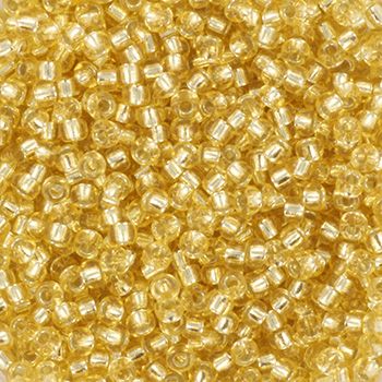 Miyuki Rocailles 11/0 0002 Silverlined Light Gold