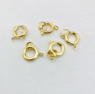 Veerringsluitingen 9mm, 5 stuks