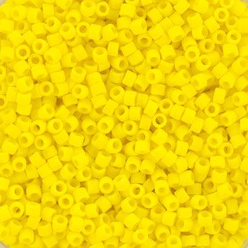 Miyuki Delica 11/0 DB-0751 Opaque Matte Yellow