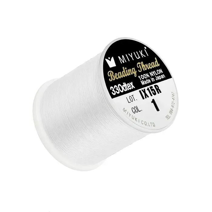 Miyuki Beading Thread, Kleur: White