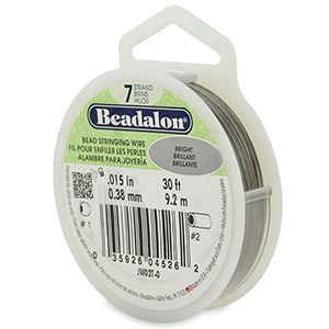 Beadalon 7 draad 0.38mm Bright Stainless Steel 9.2 meter