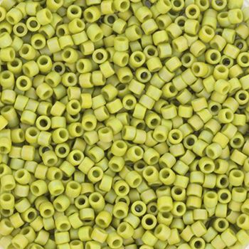 Miyuki Delica 11/0 DB-2309 Opaque Glazed Frosted Rainbow Olive