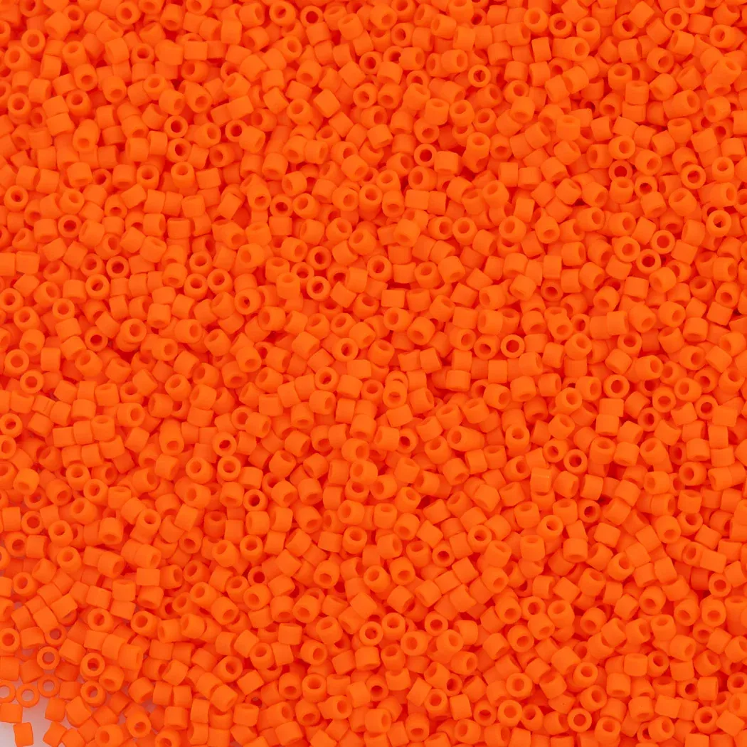 Miyuki Delica 11/0 DB-0752 Opaque Matte Orange