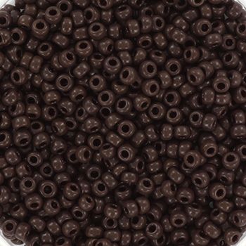 Miyuki Rocailles 11/0 0409 Opaque Chocolate