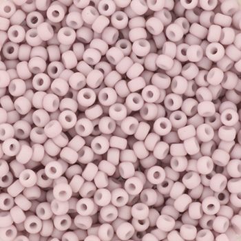 Miyuki Rocailles 11/0 2025 Opaque Matte Light Mauve