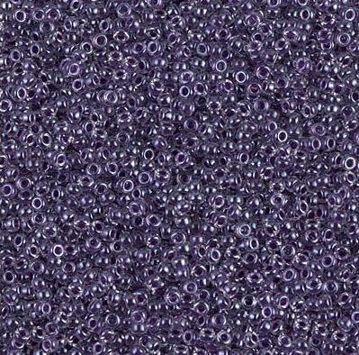 Miyuki Rocailles 15/0 DB-0223 Grape Lined Crystal