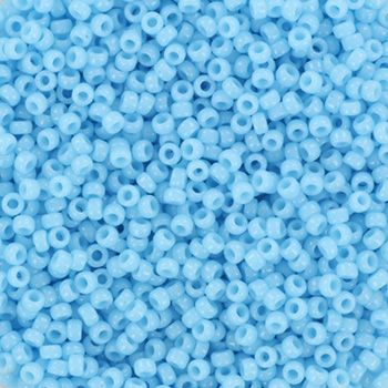 Miyuki Rocailles 15/0 0413 Opaque Turquoise Blue