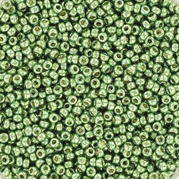 Miyuki Rocailles 15/0 4215 Duracoat Galvanized Sea Green