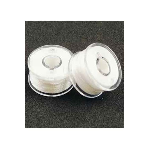 Kralendraad wit 2x20mtr x 0.2mm