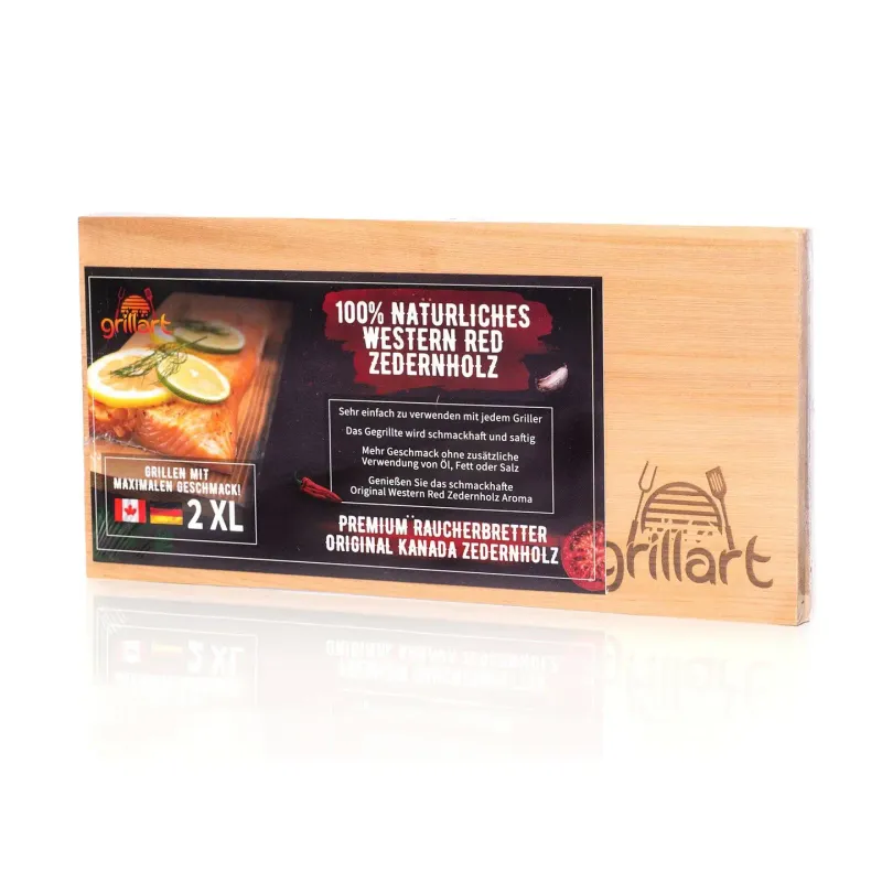 Cederhouten planken om te grillen (set van 2)