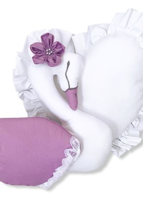 Dekokissen Schwan