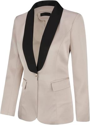 YUNCLOS Womens 2 Piece Business Suit Set Slim Fit Office Lady Blazer Pants Set Outfits