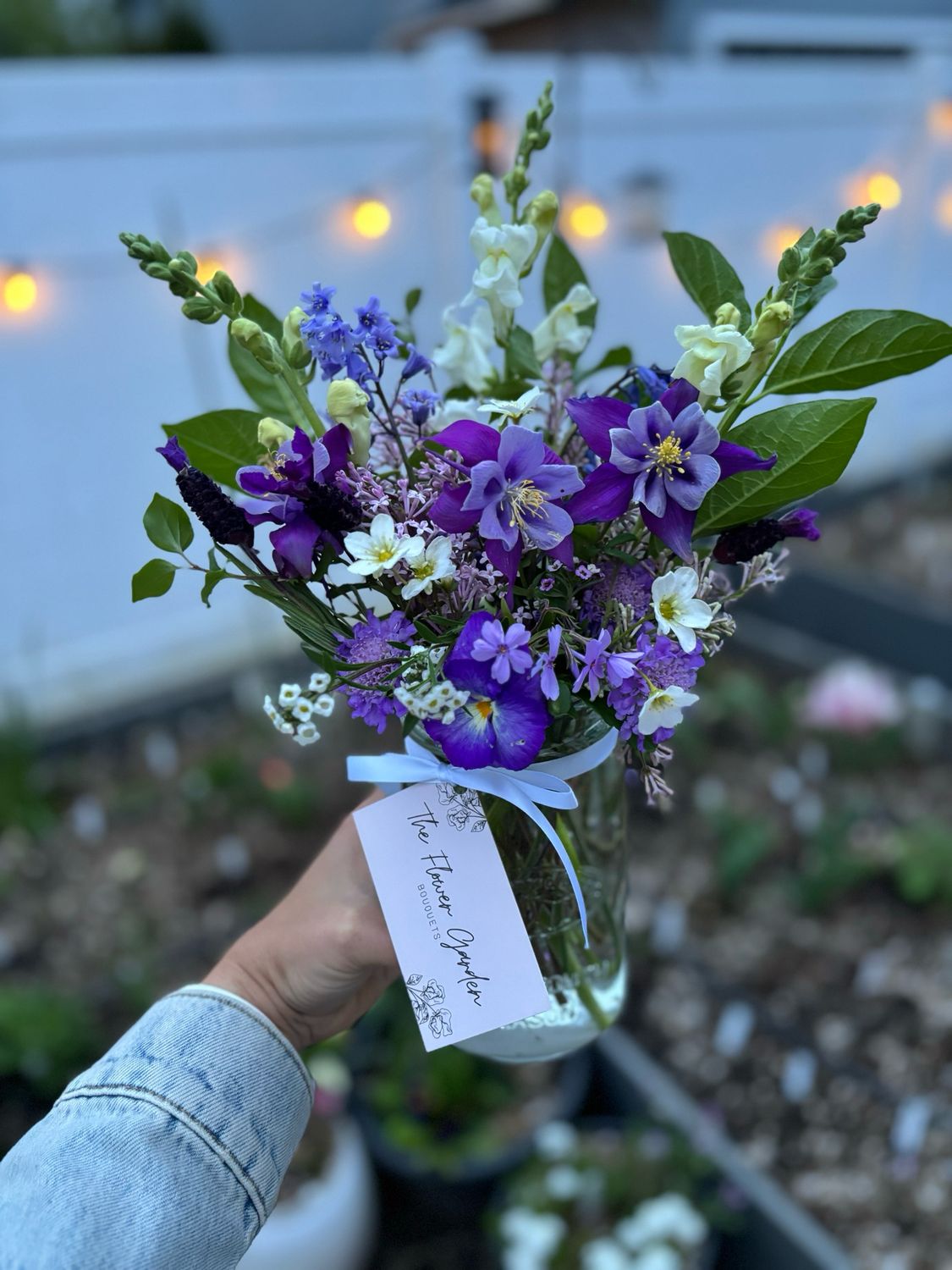 Mini Bouquet in 16oz Mason Jar