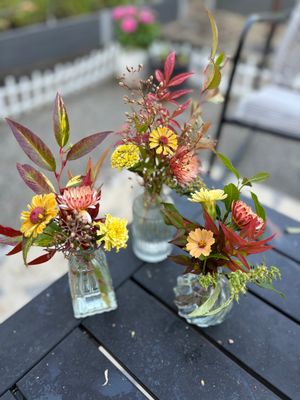 Event flowers - Bud Vase set
