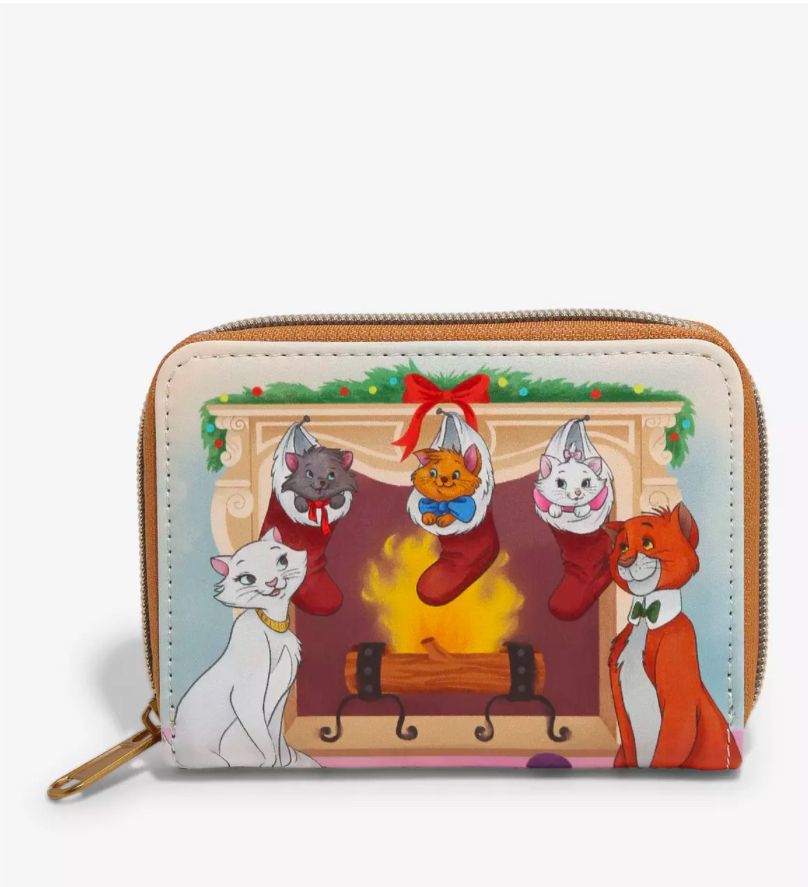 Loungefly Disney Aristocats Fireplace Mini Zipper Wallet