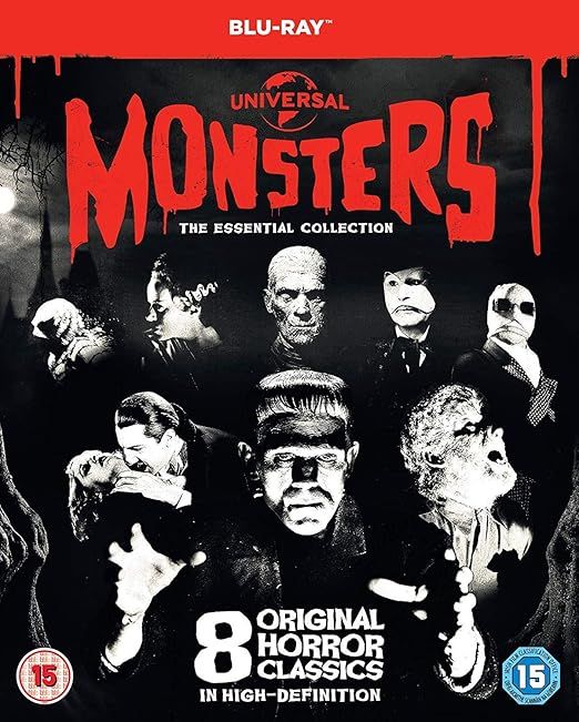 Blu Ray Universal Monsters The Essential Movie Collection 8 Films (B)