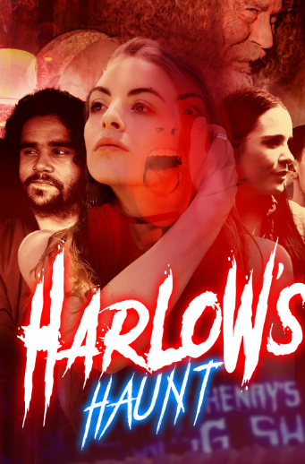Blu Ray Harlows Haunt Signed Terry Jarrell W/lanyard