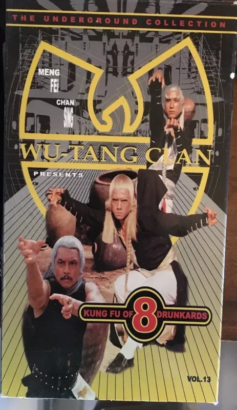 VHS Wu Tang Clan Presents Kung Fu Of 8 Drunkards Vol 13  Sealed