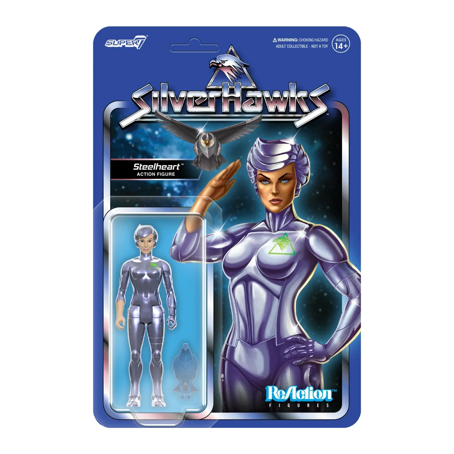 Silverhawks Steelheart Reaction Figure