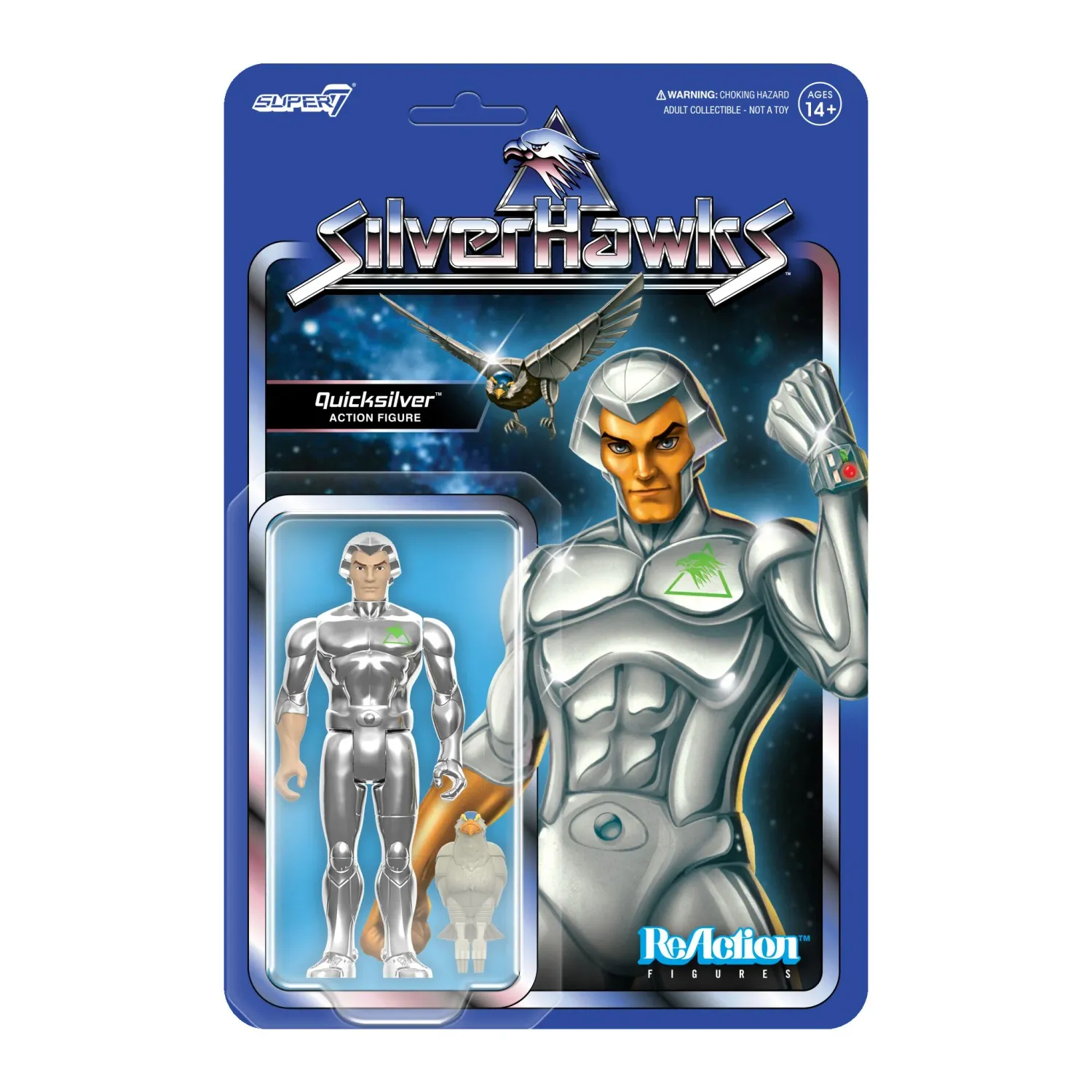 Silverhawks Quicksilver Reaction Figure