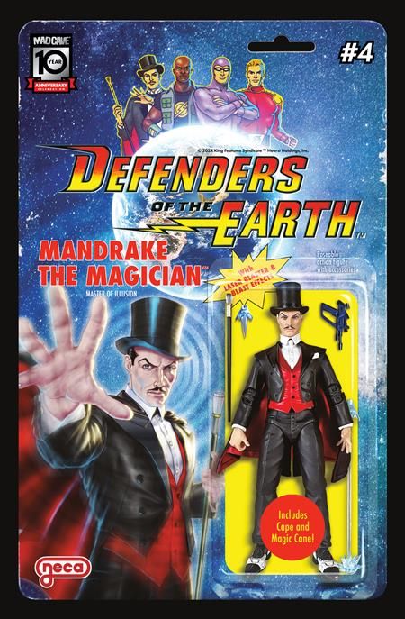 Defenders of the earth #4 Cover B Djordje Djokovic Action Figure Variant