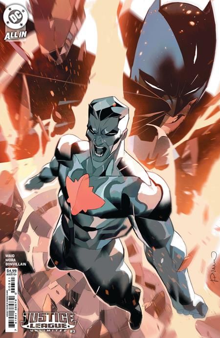 JUSTICE LEAGUE UNLIMITED #3 CVR B SIMONE DI MEO CARD STOCK