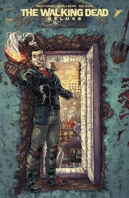 WALKING DEAD DELUXE #105 CVR C NATE BELLEGARDE &amp; OLLI HIHNALA CONNECTING VAR
