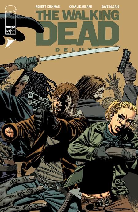 WALKING DEAD DELUXE #106 CVR B CHARLIE ADLARD &amp; DAVE MCCAIG VAR