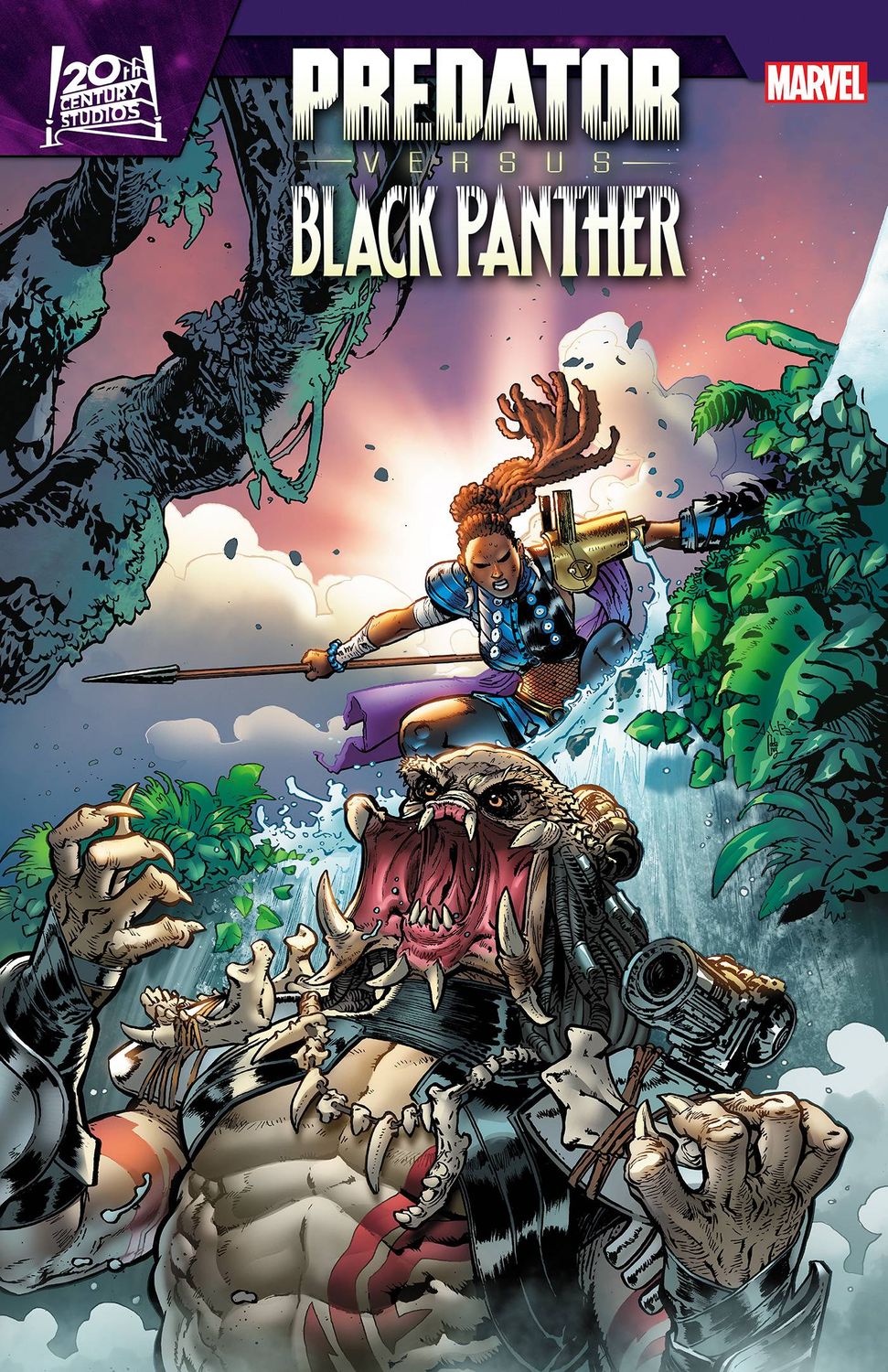 PREDATOR VS BLACK PANTHER #3  ANDREI BRESSAN VAR