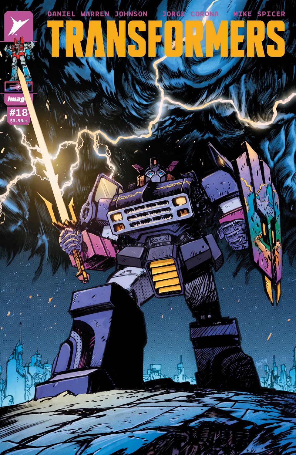 TRANSFORMERS #18 CVR F DANIEL WARREN JOHNSON &amp; MIKE SPICER VAR
