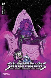 SILVERHAWKS #2 COVER Z FOC SPEARS PURPLE FOIL
