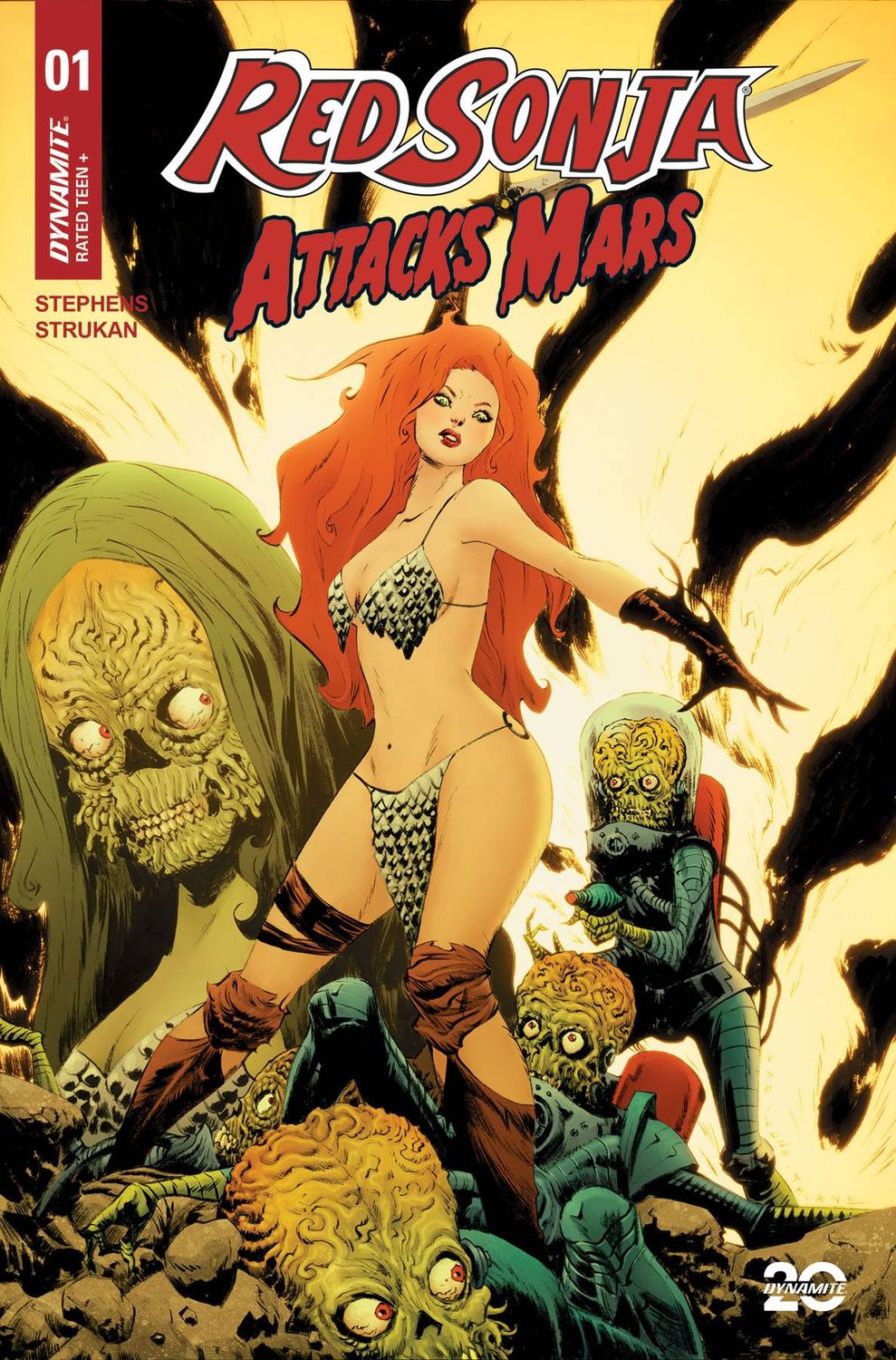 RED SONJA ATTACKS MARS #1 CVR B LEE &amp; CHUNG