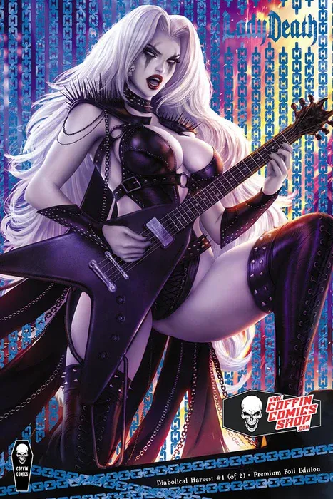 Lady Death: Diabolical Harvest #1 (of 2) - Comic Shop Premium Foil Edition Signed by Brian Pulido