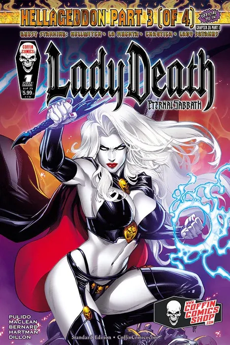 Lady Death: Eternal Sabbath #1 (of 2) - Comic Shop Standard Edition Signed by Brian Pulido