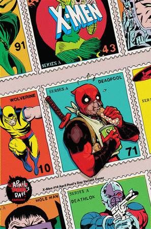 X-MEN #14 DAVID LOPEZ APRIL POOLS DAY VAR  