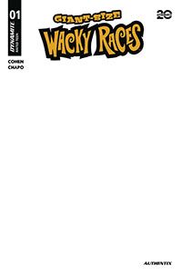 Giant-Size Wacky Races #1 (One Shot) Cover D Variant Blank Authentix Cover