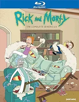 Rick And Morty Seasons 1-5 Open Box