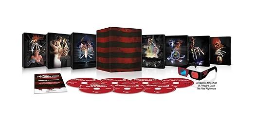 PRE-ORDER A Nightmare On Elm Street 4k &amp; Blu Ray Steelbook Collection
